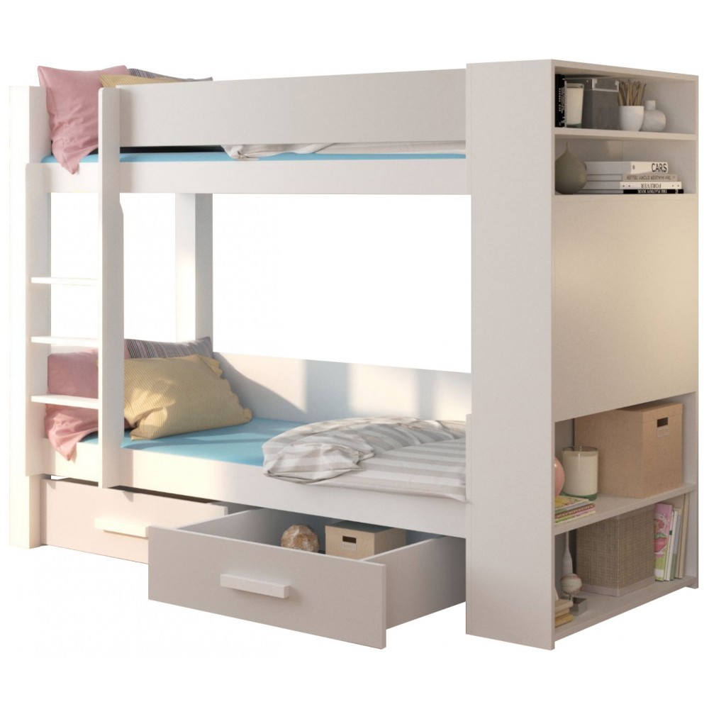 Κουκέτα Sveg-180 x 80-Leuko-Gkri 210x94x160