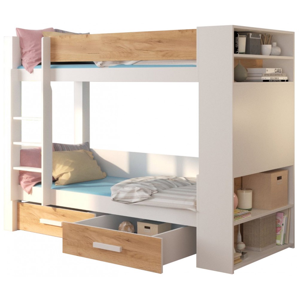 Κουκέτα Sveg-200 x 90-Leuko - Drus 230x104x160