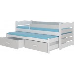 Παιδικό Κρεβάτι Camaro-200 x 90-Με προστατευτικό-Leuko-Gkri 206x97x80