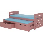 Παιδικό Κρεβάτι Mirko-180 x 80-Με προστατευτικό-Roz 186x87x80