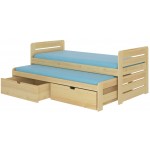 Παιδικό Κρεβάτι Mirko-180 x 80-Με προστατευτικό-Drus anoixto 186x87x80