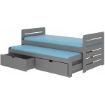 Παιδικό Κρεβάτι Mirko-180 x 80-Με προστατευτικό-Gkri 186x87x80