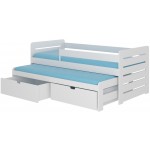 Παιδικό Κρεβάτι Mirko-200 x 90-Με προστατευτικό-Leuko 206x97x80