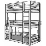 Κουκέτα Capolo-180 x 80-Fusiko 188x87x210