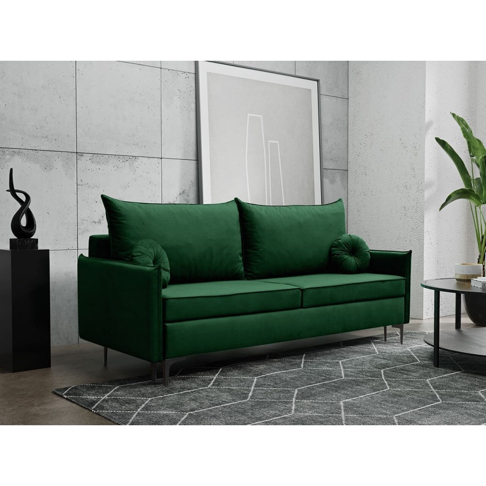 Καναπές - κρεβάτι Leon-Prasino