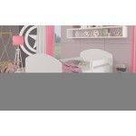 Παιδικό Κρεβάτι Belossi-160 x 80-Με προστατευτικό-Leuko 164x88x63