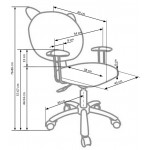 Καρέκλα γραφείου Pinky