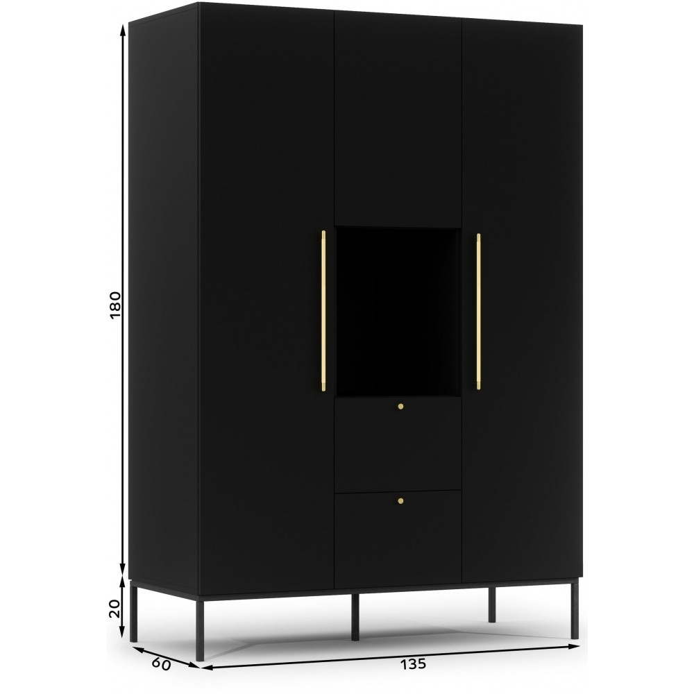 Γκαρνταρόμπα Lazzy II-Mauro