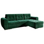 Γωνιακός καναπές Bari-Prasino