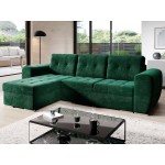 Γωνιακός καναπές Bari-Prasino