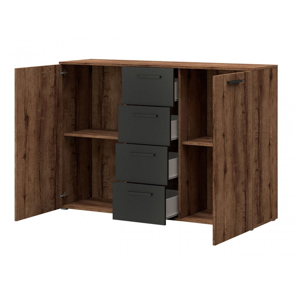 Τουαλέτα Delta Plus-Καρυδί - Μαύρο