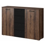 Τουαλέτα Delta Plus-Καρυδί - Μαύρο