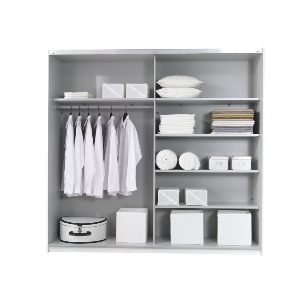 Ντουλάπα Συρόμενη Delta V-180 x 61 x 210 εκ.-Kafe Skouro