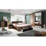 Ντουλάπα Συρόμενη Delta V-200 x 61 x 210 εκ.-Kafe Skouro