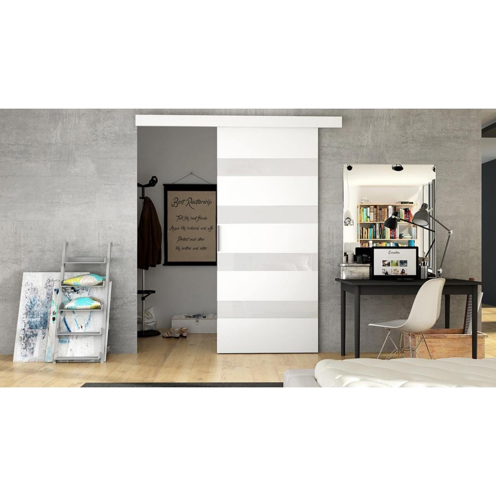 Συρόμενη πόρτα Rubi V-Leuko-Asimi