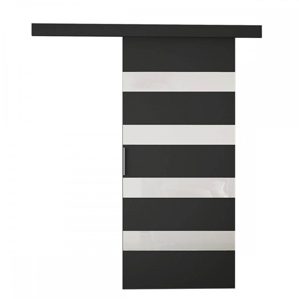 Συρόμενη πόρτα Rubi V-Mavro-Lefko