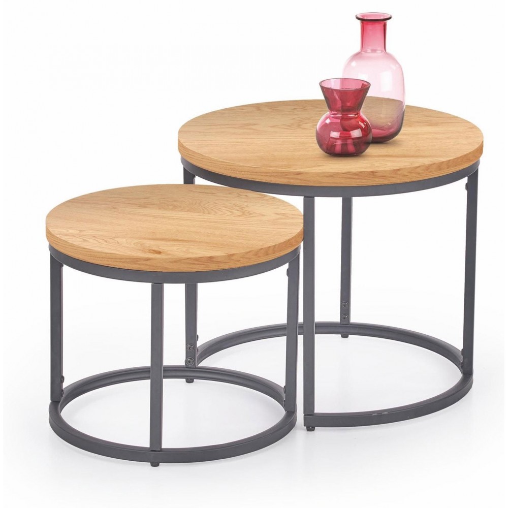 Σετ βοηθητικά τραπεζάκια σαλονιού Ergo-Fusiko