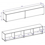 Έπιπλο τηλεόρασης Fairy -Mauro