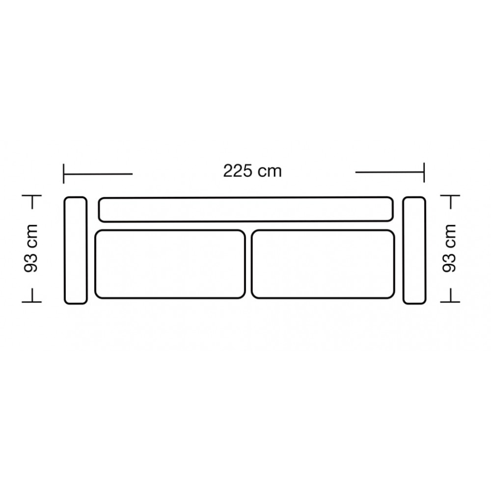 Καναπές Verona τριθέσιος-Tirkouaz