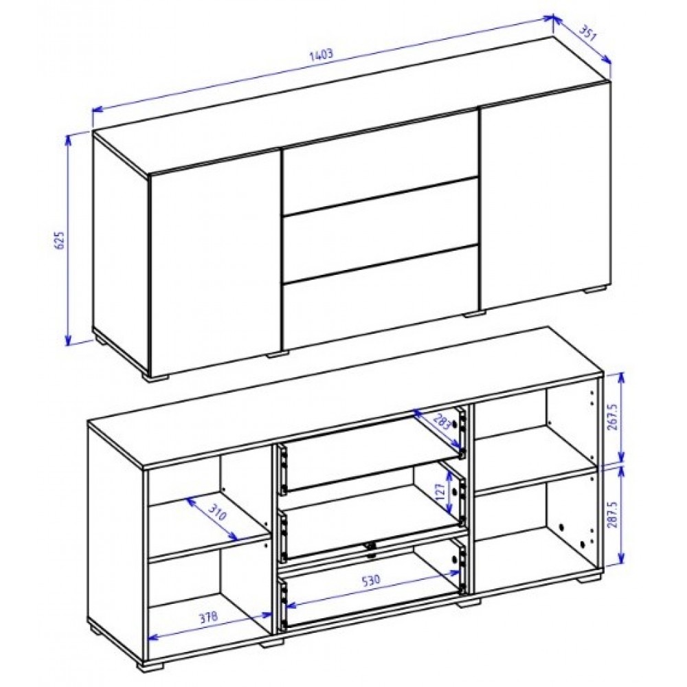 Μπουφές Fairy II-Fusiko