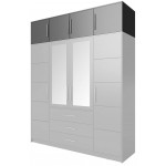 Πατάρι Ντουλάπας Τετράφυλλης Bali D4 196x57x45