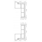 Γωνιακός καναπές Pedro-Mpez-Δεξιά