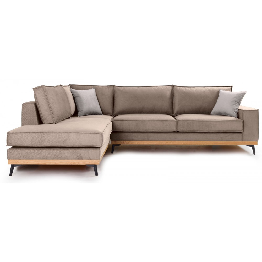 Γωνιακός καναπές Pedro-Mpez Skouro-Αριστερή