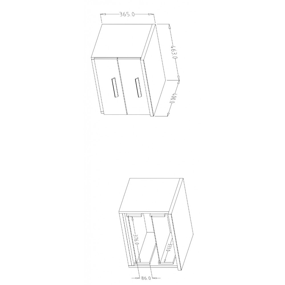 Κομοδίνο Sigon-Kafe Skouro