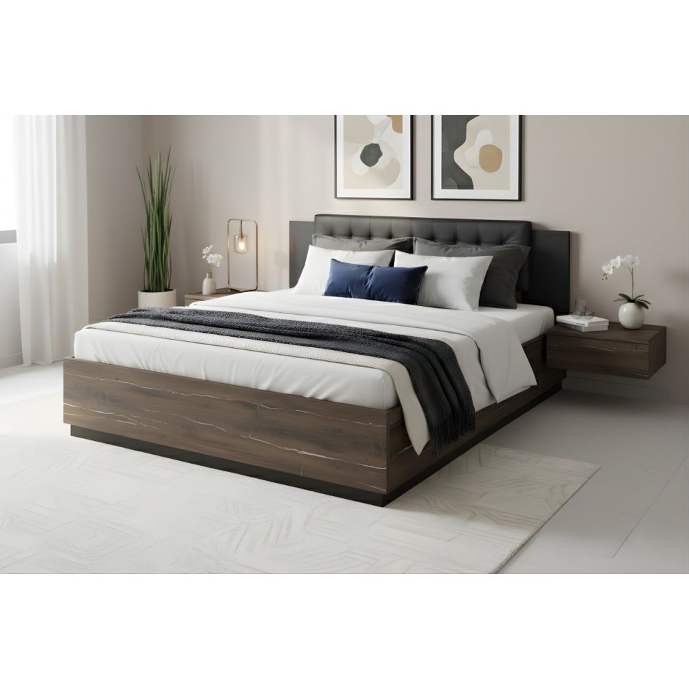 Κρεβάτι Sigon-Kafe Skouro-160 x 200