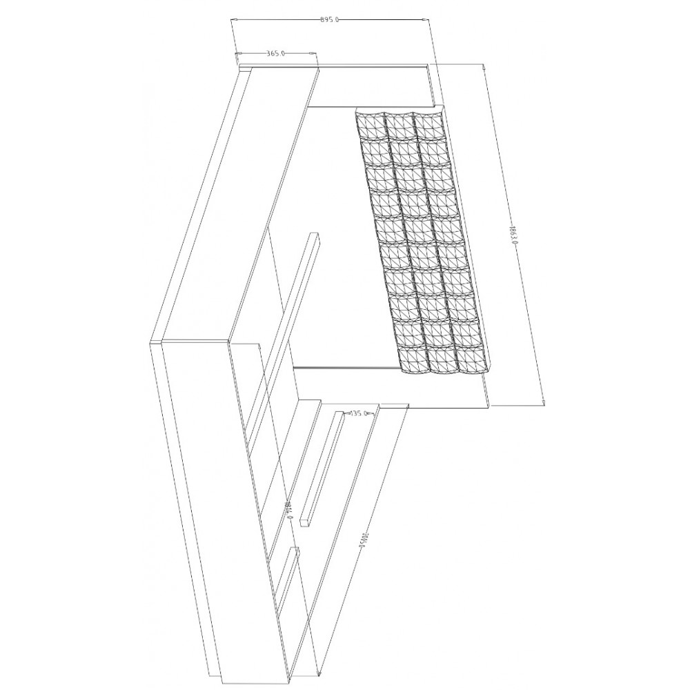 Κρεβάτι Sigon-Kafe Skouro-180 x 200