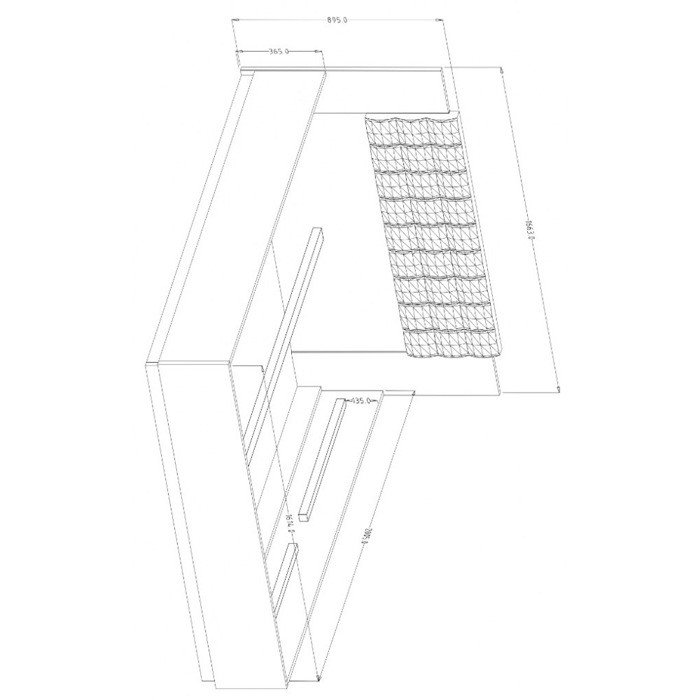 Κρεβάτι Sigon-Kafe Skouro-180 x 200