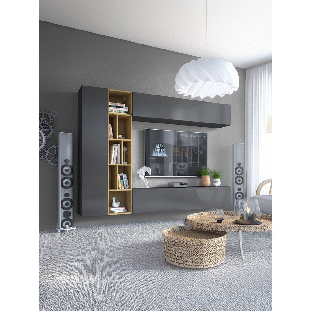 Σύνθετο σαλονιού Kodita 224x33x160