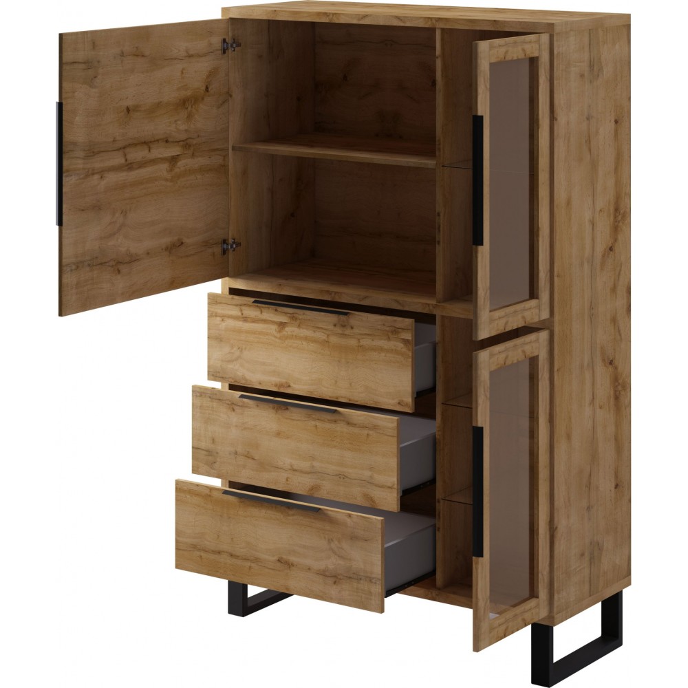 Βιτρίνα Halley 3D3D 120x45x190