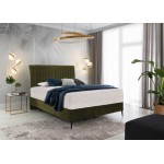 Επενδυμένο κρεβάτι Ivy με στρώμα-Ladi-180 x 200 εκ.