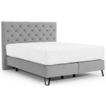 Επενδυμένο κρεβάτι Vanessa με στρώμα-Gkri Anoixto-140 x 200 εκ.