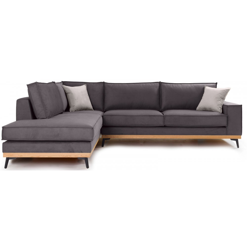 Γωνιακός καναπές Pedro-Anthraki-Αριστερή