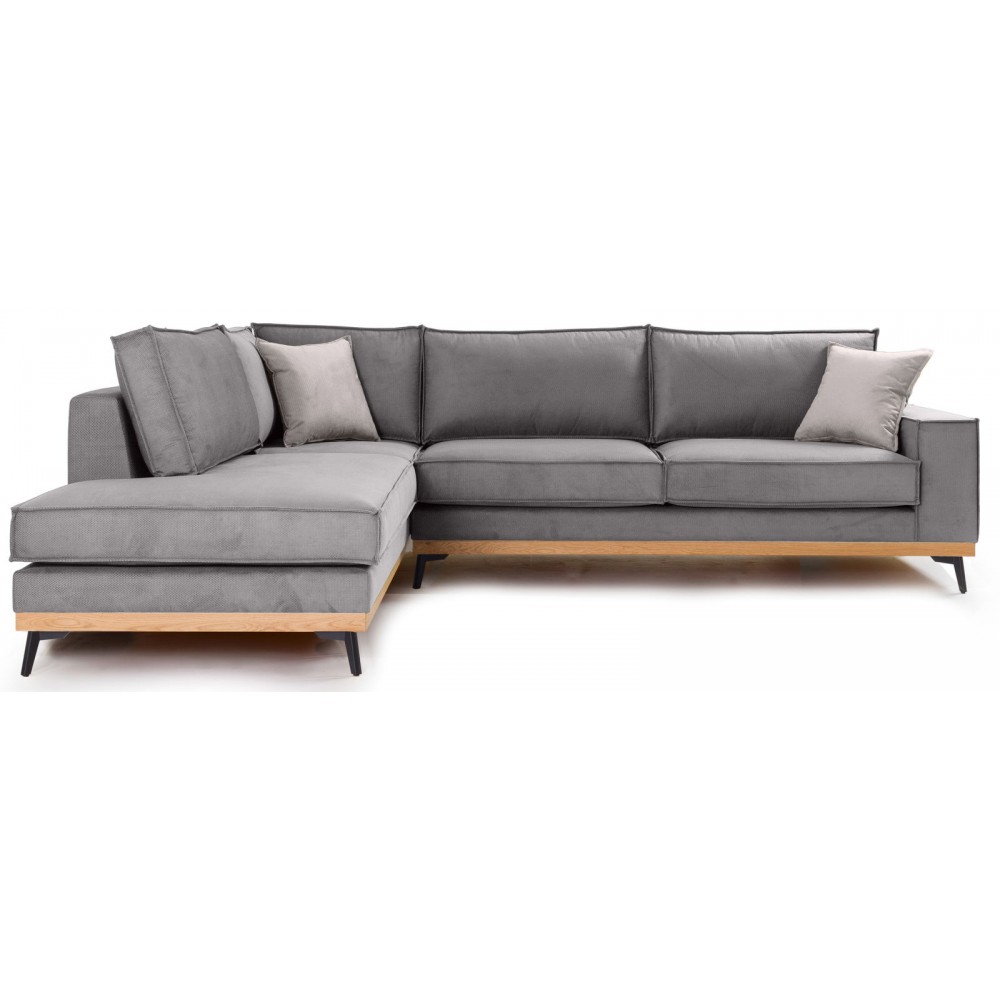 Γωνιακός καναπές Pedro-Gkri Skouro-Αριστερή