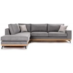 Γωνιακός καναπές Pedro-Gkri Skouro-Αριστερή