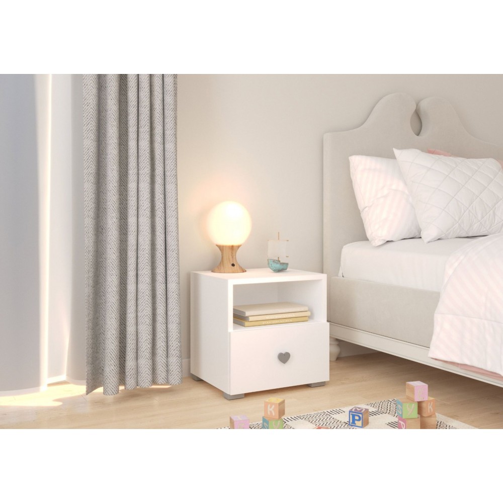 Κομοδίνο Poro lux-Leuko-Gkri 38.5x40x37