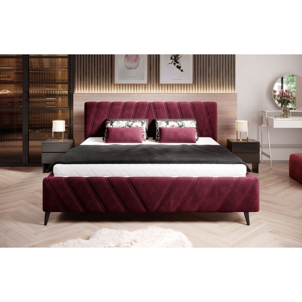 Επενδυμένο κρεβάτι Calisty-Mporntw-180 x 200