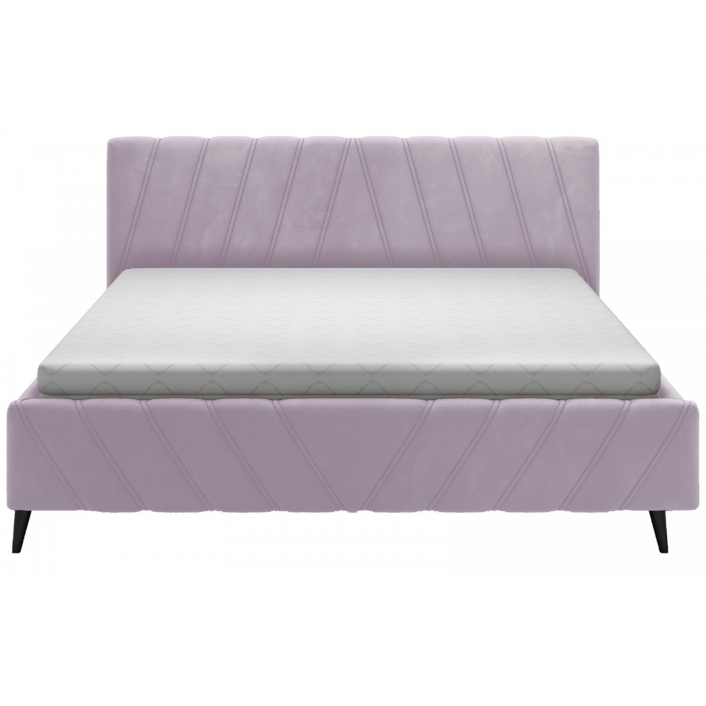 Επενδυμένο κρεβάτι Calisty-Roz-160 x 200