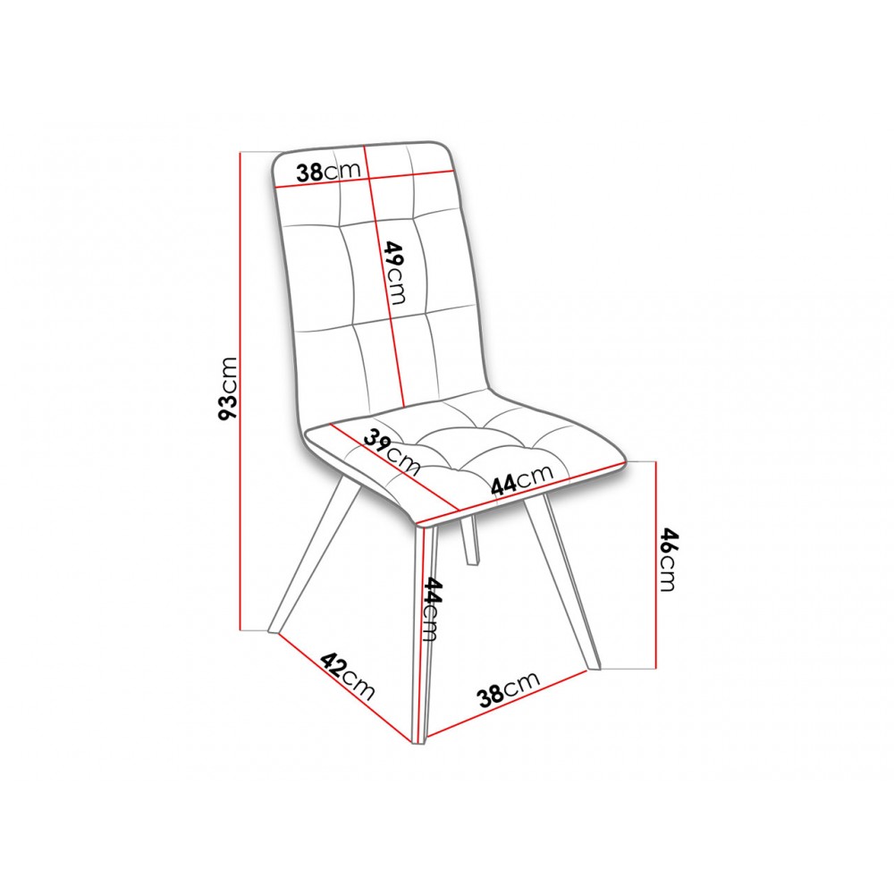 Καρέκλα Septic K33 BK-Prasino