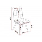 Καρέκλα Septic K33 BK-Prasino