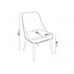 Καρέκλα Kasey K78-Gkri