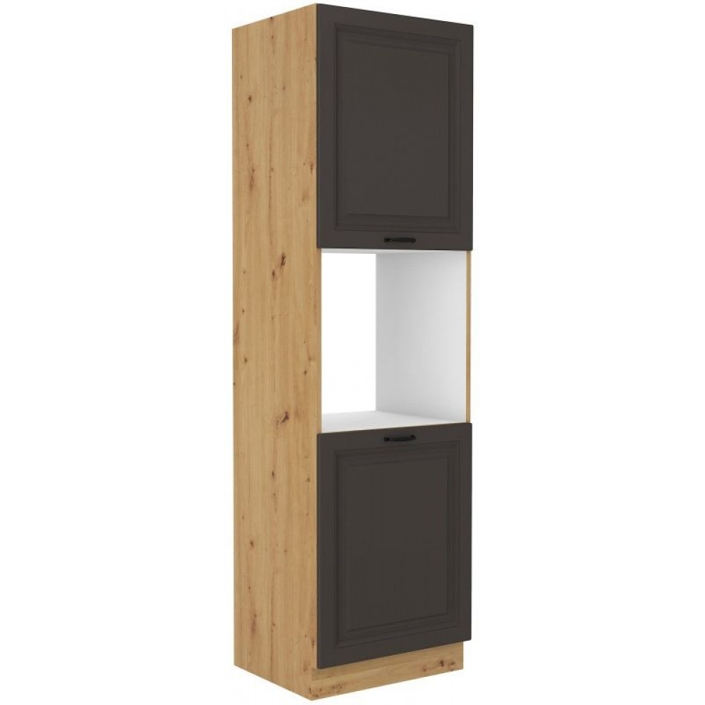 Επιδαπέδιο ντουλάπι Yvette 60 DP-210 2F-Γραφίτης