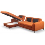 Γωνιακός καναπές Monte-Portokali-Aristeri