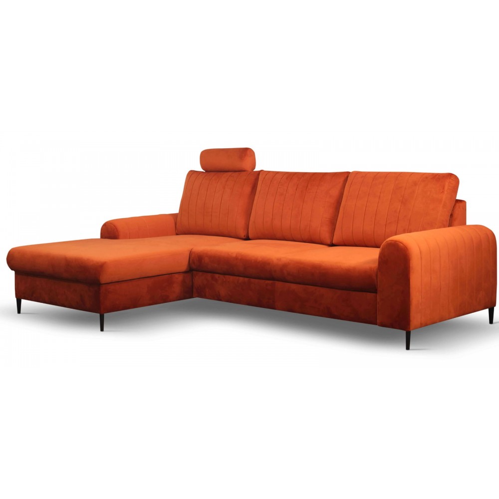 Γωνιακός καναπές Monte-Portokali-Aristeri