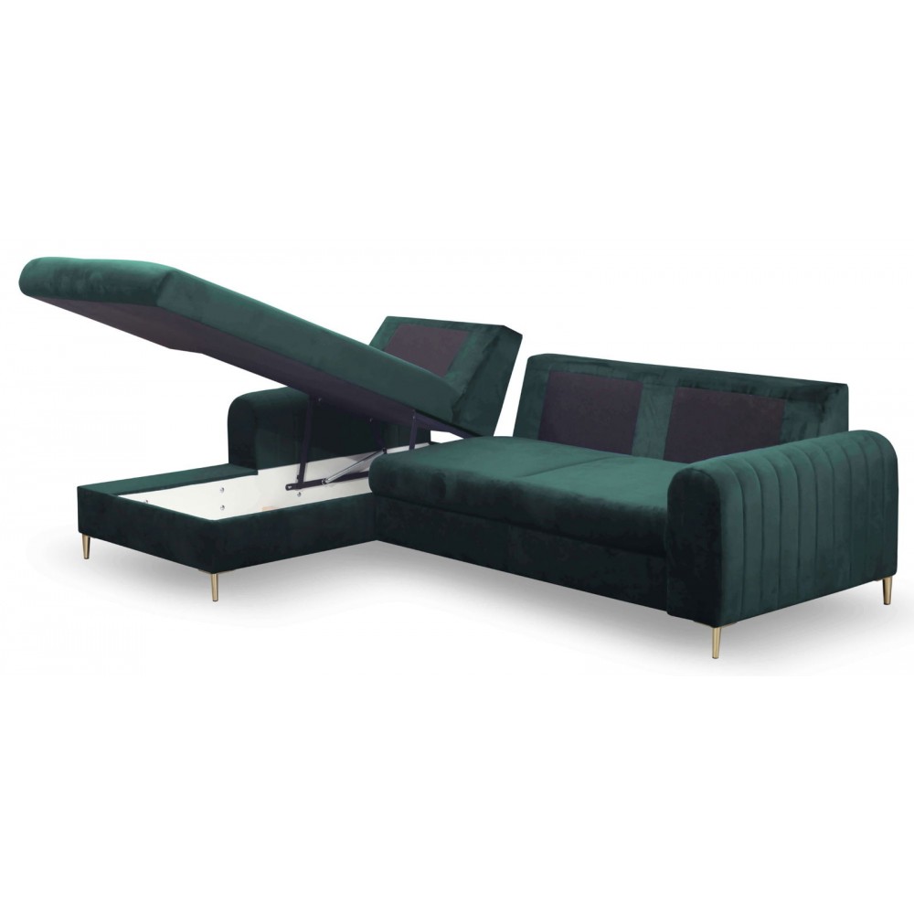 Γωνιακός καναπές Monte-Prasino-Aristeri