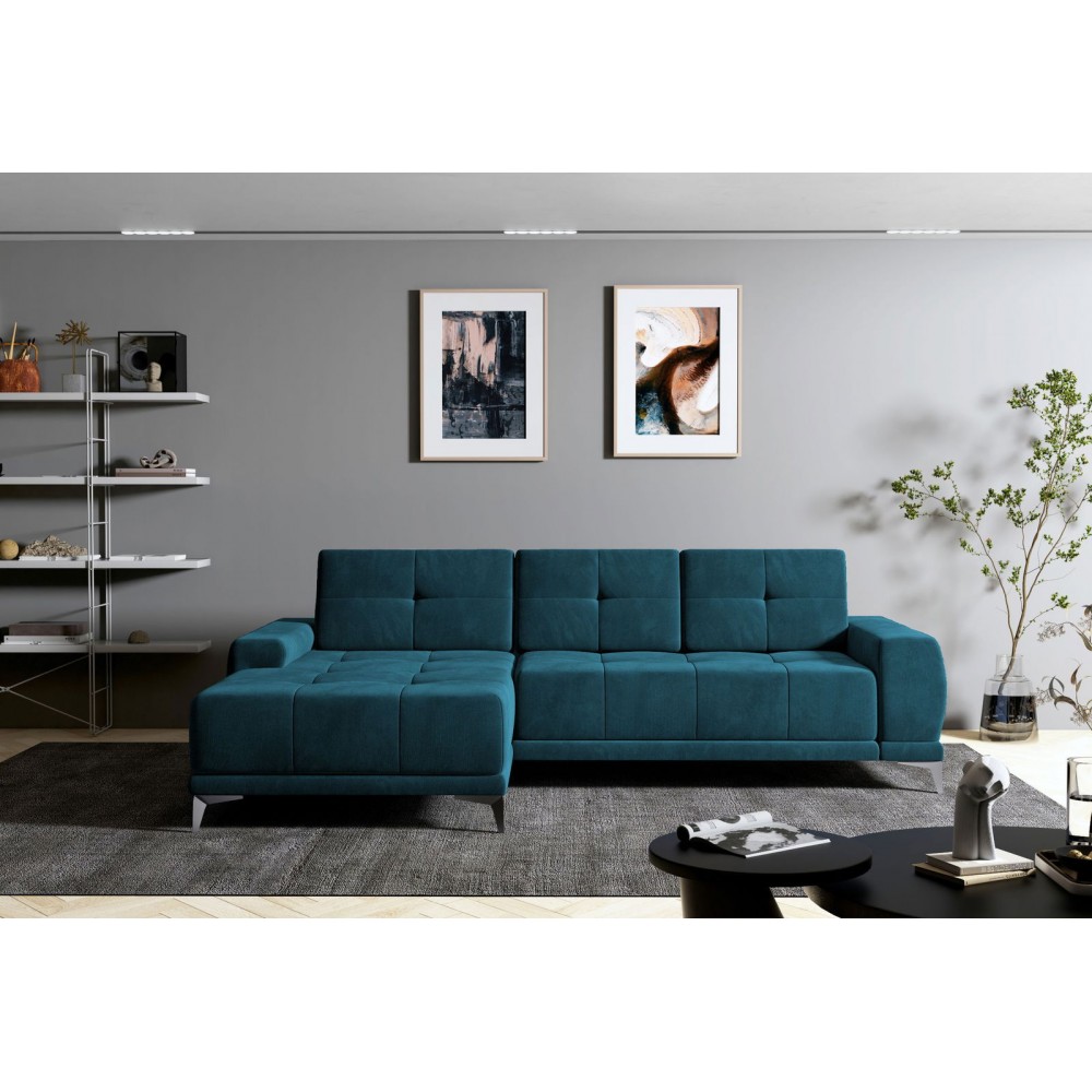 Γωνιακός καναπές Savana-Αριστερή-Petrol