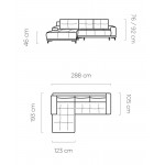 Γωνιακός καναπές Savana-Αριστερή-Moustardi